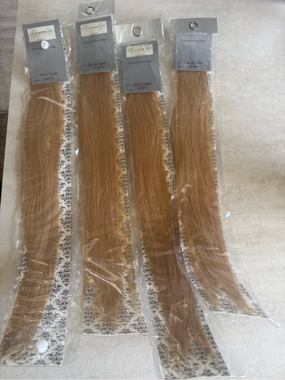 Laced Premium Remy Hair Extensions - Honey Blonde